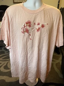 RARE Nike Basketball Cherry Blossoms T-shirt Mens Size XXL DNA City Edition - Picture 1 of 10