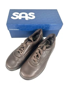 Scarpe donna SAS Liberty antiscivolo marrone 8 strette con scatola - Foto 1 di 8