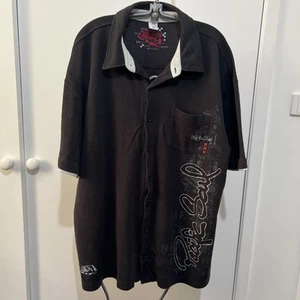 Ripcurl Shirt Mens 4XL Button Up Surf Black - Picture 1 of 12