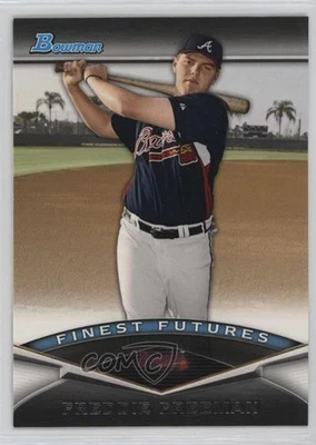 Bowman Finest Futures Freddie Freeman 2011 #FF10 novato radiocontrol Foto 1 de 3
