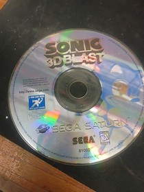 Sonic 3D Blast (Sega Saturn, 1996) Disc Only Scratches