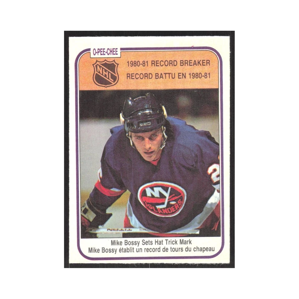 1981 O-Pee-Chee Mike Bossy New York Islanders #390 - Image 1 of 3