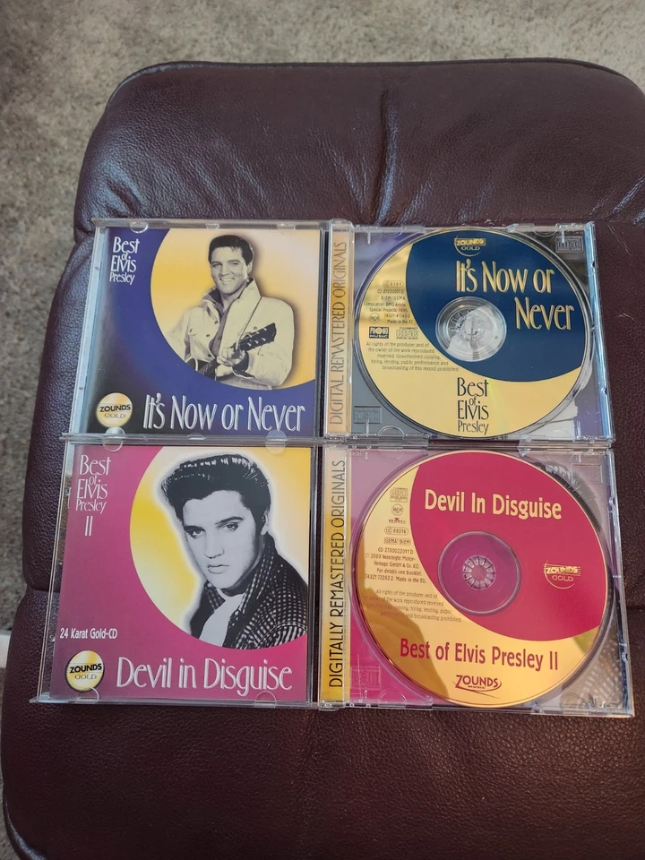 Best Of Elvis Presley  -- 24 Karat Gold CDs Vol I and Vol.2 — 第 1/1 张图片