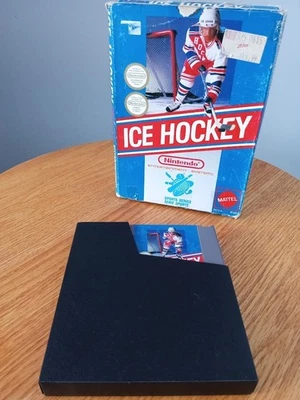 Ice Hockey (Nintendo NES) with Original Box - Tested - Authentic - Clean Cart - Image 1 of 4