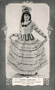 Frauen Louise Lorraine-als Nadie Elkins Max B. Sheffer Card Co. Vintage Postkarte - Bild 1 von 2