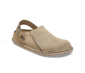 Birkenstock LUTRY PREMIUM GAMUZA CUERO Gris Taupe EU 36N - 46R / UNISEX - Imagen 1 de 2