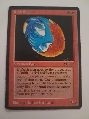 Rukh Egg (Dark) HP Arabian Nights MTG Magic the Gathering - Image 1 of 4