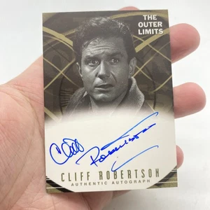 CLIFF ROBERTSON Premiere Outer Limits Autograph Card Auto A11 FREE SHIPPING! - Picture 1 of 2