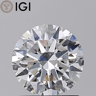 F Color VVS2 Clarity Round Shape 1.21 CARAT IGI Certified CVD Lab Grown Diamond - Image 1 of 4