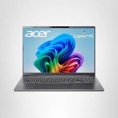 Acer Aspire 16 AI Copilot+ ‎Snapdragon Laptop A16-11MT-X669 16 GB 512GB SSD - Image 1 of 4