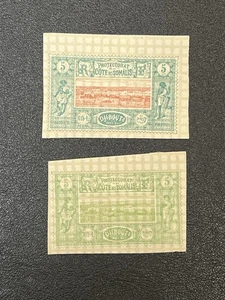 Somali Coast 1894-1902 #9-10 Mint H LE733 - Picture 1 of 2