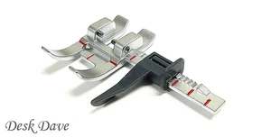 New Quilting Adjustable Guide Foot-Built-in Ruler, 820677096, PFAFF w/IDT System - Picture 1 of 8