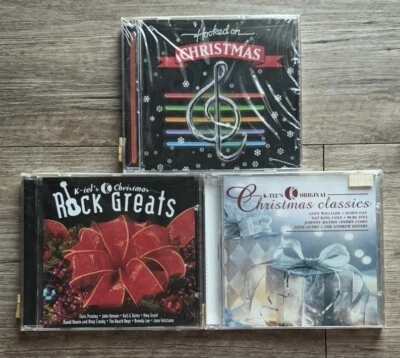 K-TEL HOOKED ON CHRISTMAS/ROCK/CLASSICS - 3 CD SET - NEW SEALED OOP VINTAGE 1998 - Image 1 of 4