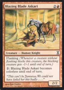 1X BLAZING BLADE ASKARI RED TIME SPIRAL MTG MAGIC NM X1 (yourdeckbuilder) - Picture 1 of 1