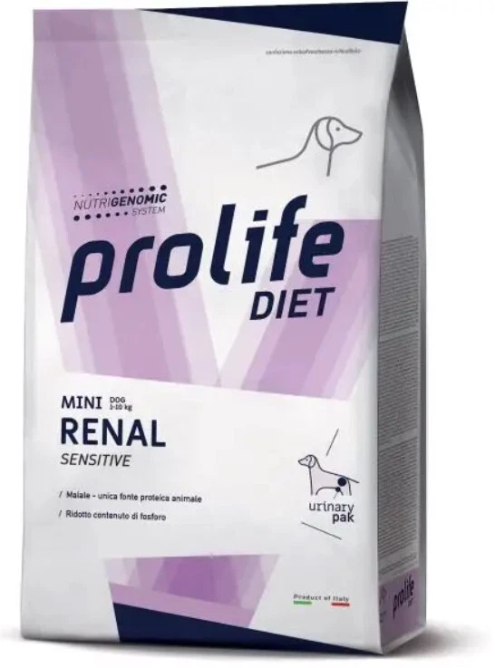 Prolife Diet Crocchette Per Cani Mini Renal Sensitive al Maiale 1,5KG - Immagine 1 di 1