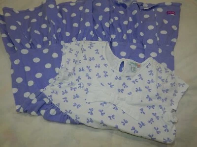 Vestido Naartjie Niñas XXL (9) Lavanda Lunares Algodón Lazo Suave y Cómodo Foto 1 de 4