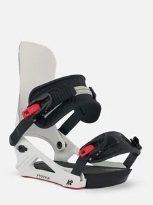K2 Program Men's Snowboard Bindings Size Medium White NEW - Picture 1 of 2