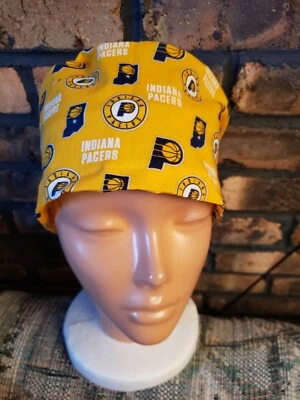INDIANA PACERS  HANDMADE SURGICAL SCRUB CAP - Image 1 of 3