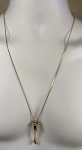 Collar Cremallera Ajustable Tono Dorado Vintage - Gran Regalo San Valentín - Imagen 1 de 6
