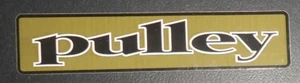 Pulley Bumper Sticker Vintage Original 5.5x1.25 - Picture 1 of 1