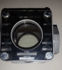 John C. Ernst JCE 090  1 1/2" Double Sight flow indicator 285PSI 88167-910 - Picture 1 of 3