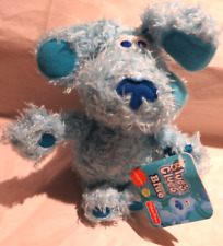 Blue's Clues  Hair/Furry Plush Toy Nick Jr. Fisher-Price 8" 2007