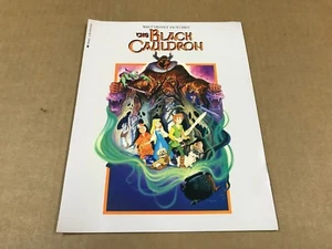 Libro de bolsillo vintage 1985 Walt Disney Pictures The Black Cauldron - Scholastic - Imagen 1 de 5