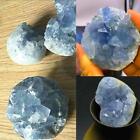 Blauer Celestine-Kristall-Quarz-Cluster-Geode-Wohndekorstück