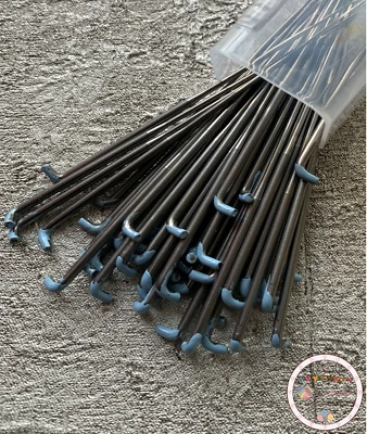 Heidifeathers Twisted / Spiral Felting Needle 10 x 40g light blue tip, Fine Barb