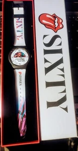 Rock & Roll Memorablia Rolling Stones Sixty Commemorative Wristwatch BRAND NEW! - Picture 1 of 1