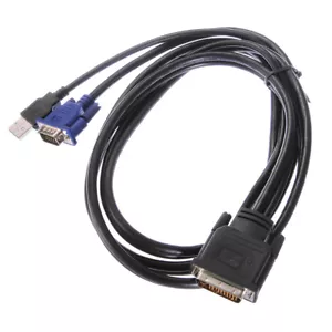 DVI30+5 to VGA 15 PIN Female with USB Power Supply Cable for Laptop LCD Monitor - Picture 1 of 5