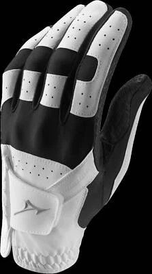 MIZUNO STRETCH GOLFHANDSCHUHE 2X SCHWARZ/WEISS ONE SIZE NEUESTES MODELL BRANDNEU