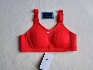 NEW NIKE PERFORMANCE ALPHA HIGH SUPPORT SPORTS BRA SIZE MEDIUM cup SIZE A-B - Picture 1 of 8