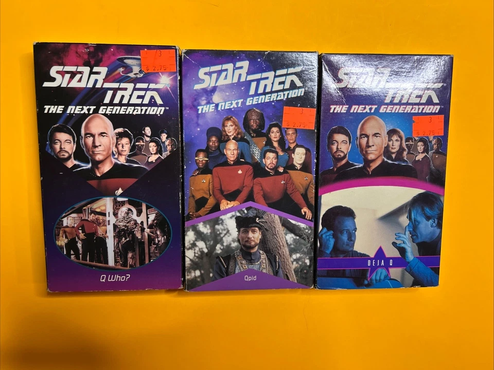 Star Trek: The Next Generation: Q X3  (VHS) - Image 1 of 4