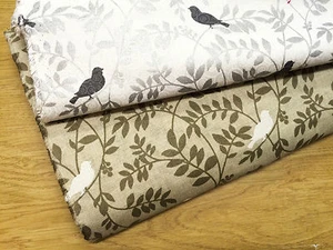 106.Shabby Chic Birds on leaves 100% Cotton Fabric. Price per 1/2 metre - Picture 1 of 4