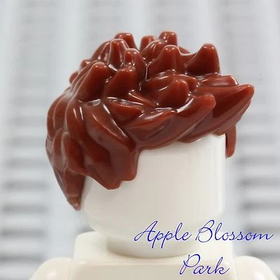 NUEVA Minifigura Lego PELO CASTAÑO CON PÚAS - Ninja Kai Minifigura Spiky Boy Head Gear Foto 1 de 4