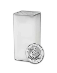 2021 Great Britain 1 oz Silver Valiant Tube of 25 - Picture 1 of 4