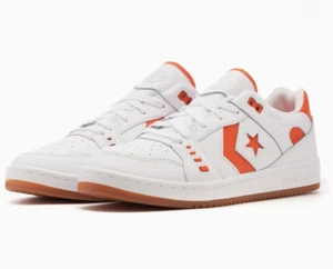 Converse MeN's Cons AS-1 One Star Pro Leather Shoes White/Orange A08130C h - Picture 1 of 6