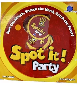 Spot It! Party The Board Game Azul Naranja Juegos Completo 2013 Usado COMO ESTÁ - Imagen 1 de 5