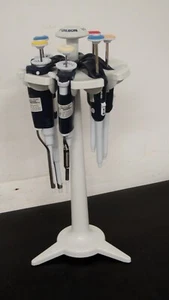 Gilson (6) Pipetten mit Ständer, P20, P200, P1000, M10, M100, M1000 - Bild 1 von 7