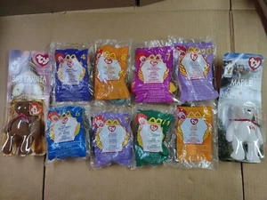 Menge 10 Vintage 1999 TY Teenie Beanie Babys McDonalds Happy Meal Plüschtiere! - Bild 1 von 6