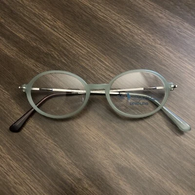 Polo Ralph Lauren Polo Eyeglass Frames Green Brown Silver 111 Round 48-18-145 - Image 1 of 4