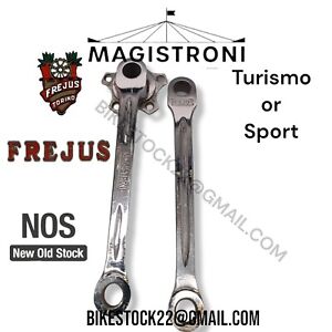 Magistroni Frejus Turismo sport Crankset 5 Bolts 172mm Vintage Bike NOS Ta Rare