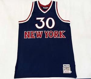 Mitchell & Ness NBA New York Knicks BERNARD KING #30 Jersey Black Sz 52 Stitched - Picture 1 of 8
