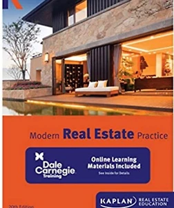 Modern Real Estate Practice  Kaplan Real Estate Education Dale Carnegie Offer - Picture 1 of 1