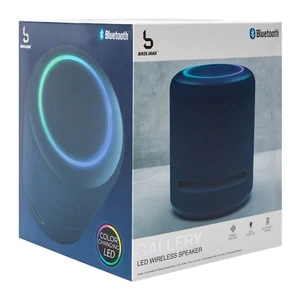 NEW Gallery Bass Jaxx Bluetooth Led Wireless Speaker - Blue - Picture 1 of 2