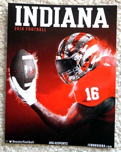 Calendario de bolsillo de fútbol Indiana University Hoosiers 2016 - como nuevo - Imagen 1 de 1