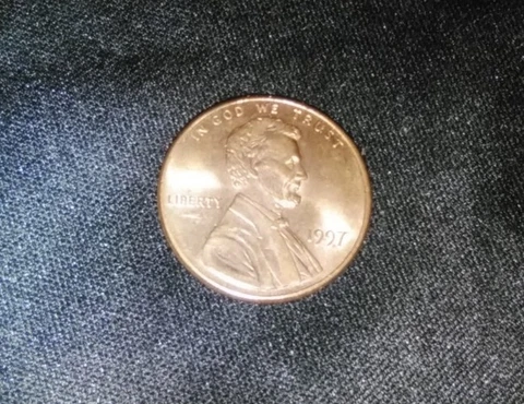 1997 Lincoln Cent, RD.  No Mint Mark Cover
