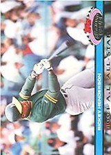 1992 Stadium Club Dome Oakland Athletics Baseball Card #83 Rickey Henderson