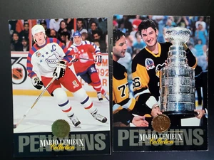 Lot (2) 1993-94 Leaf Hockey Mario Lemieux Sammlung #7 & #8 - Bild 1 von 1